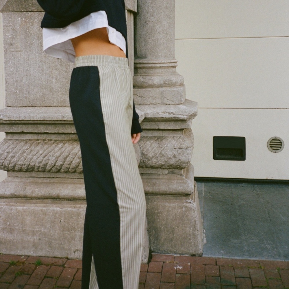 Zara contrasting varsity pants - Picture 3 of 8